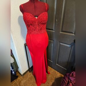 Beautiful red evening dress